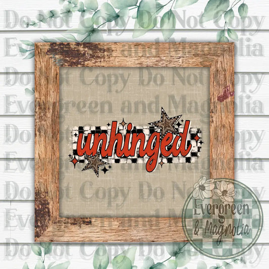 Vintage unhinged (red)