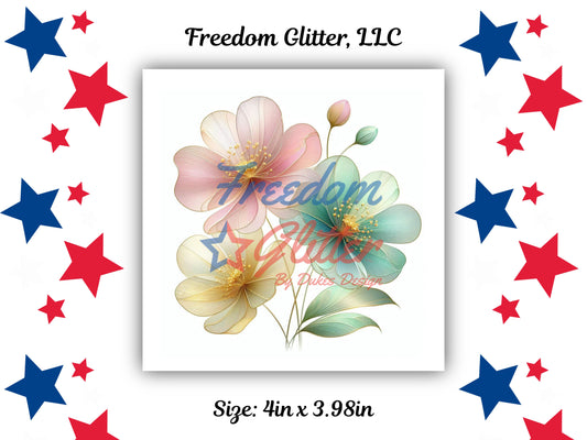 Watercolor Floral Series - Spring 10 Decal (UVDTF)