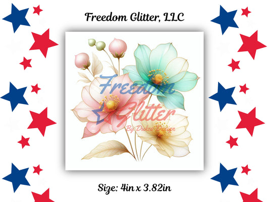 Watercolor Floral Series - Spring 3 Decal (UVDTF)