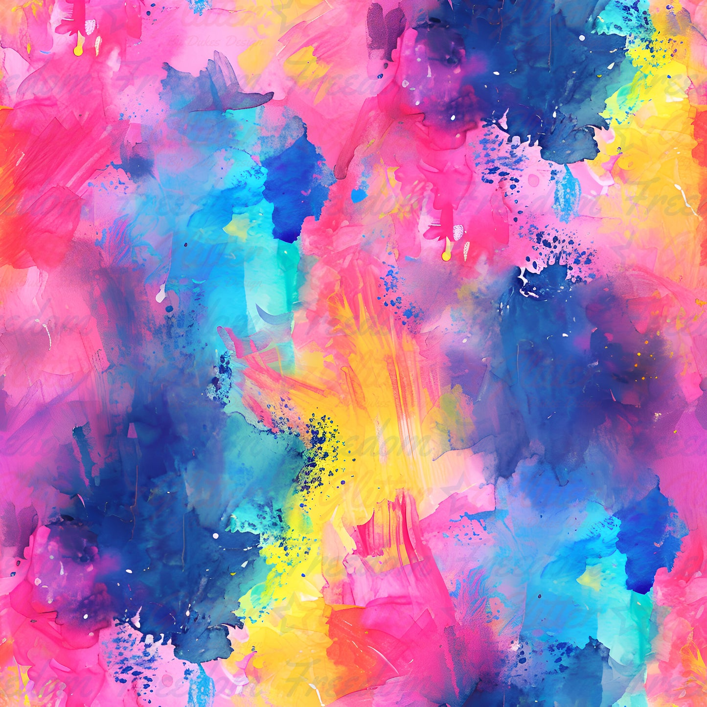 Watercolors 4 (Printed Vinyl)