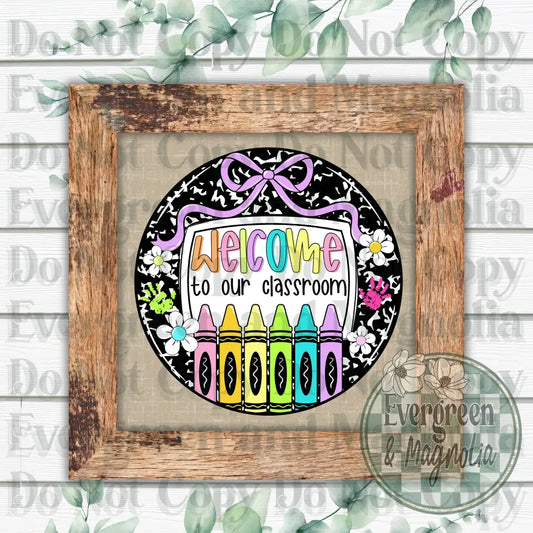 Welcome classroom comp notebook