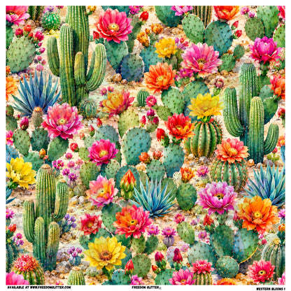 Western Blooms 1 (Printed Vinyl)
