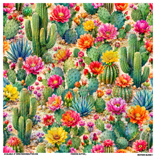Western Blooms 1 (Printed Vinyl)