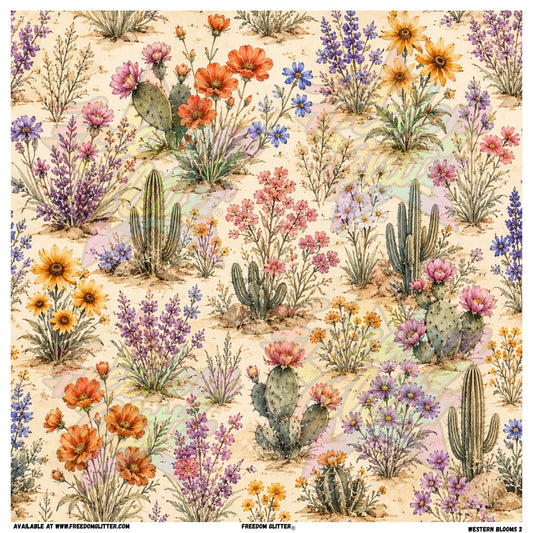 Western Blooms 2 (Printed Vinyl)