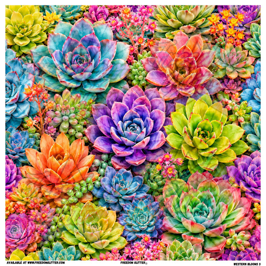 Western Blooms 3 (Printed Vinyl)