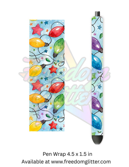 Whimsical Christmas Lights 1 (Printed Vinyl)