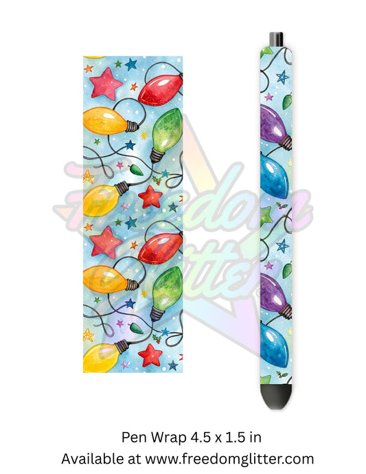 Whimsical Christmas Lights 1 (Printed Vinyl)