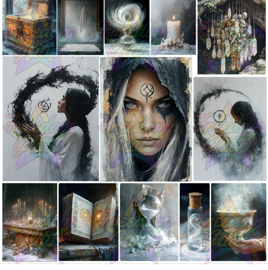 Mixed Image Sheet - White Witch 1 (Printed Vinyl)