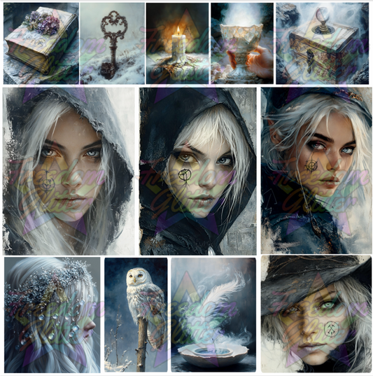 Mixed Image Sheet - White Witch 2 (Printed Vinyl)