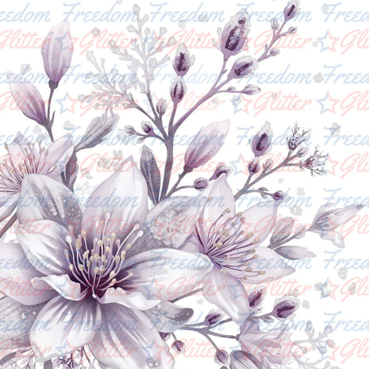 Winter Floral 2 (Printed Vinyl)