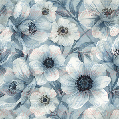 Winter Floral 3 (Printed Vinyl)