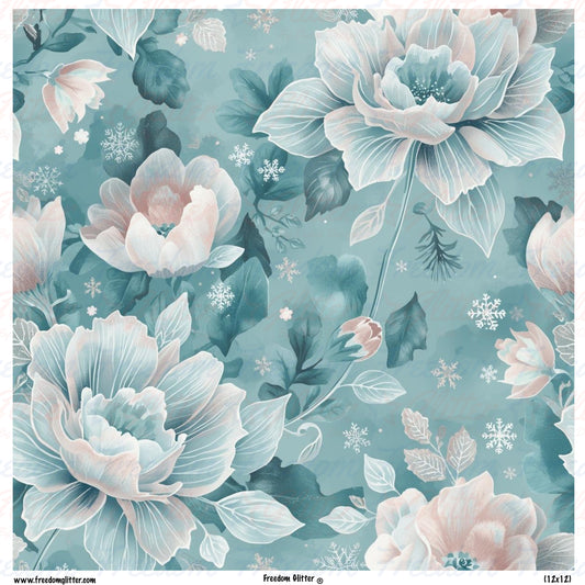 Winter Floral 3 (Printed Vinyl)