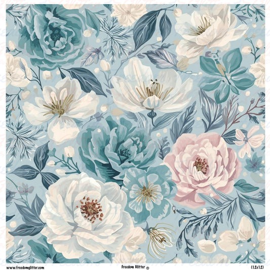 Winter Floral 4 (Printed Vinyl)
