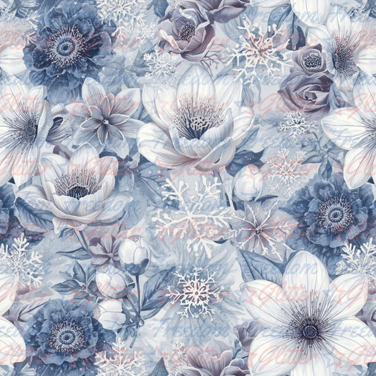 Winter Floral 6 (Printed Vinyl)