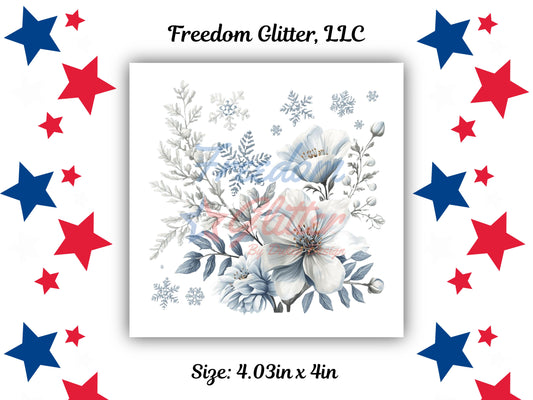 Winter Floral 7 Decal (UVDTF)