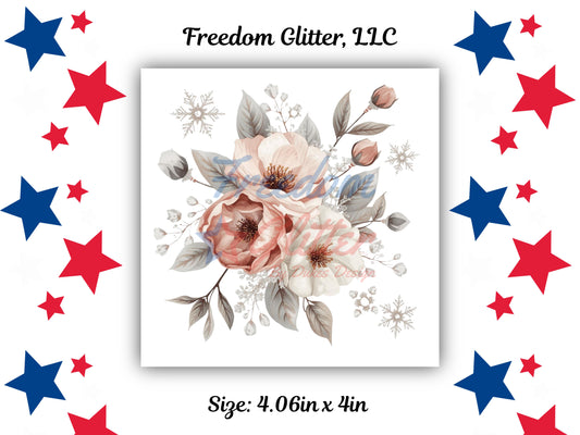 Winter Floral 9 Decal (UVDTF)