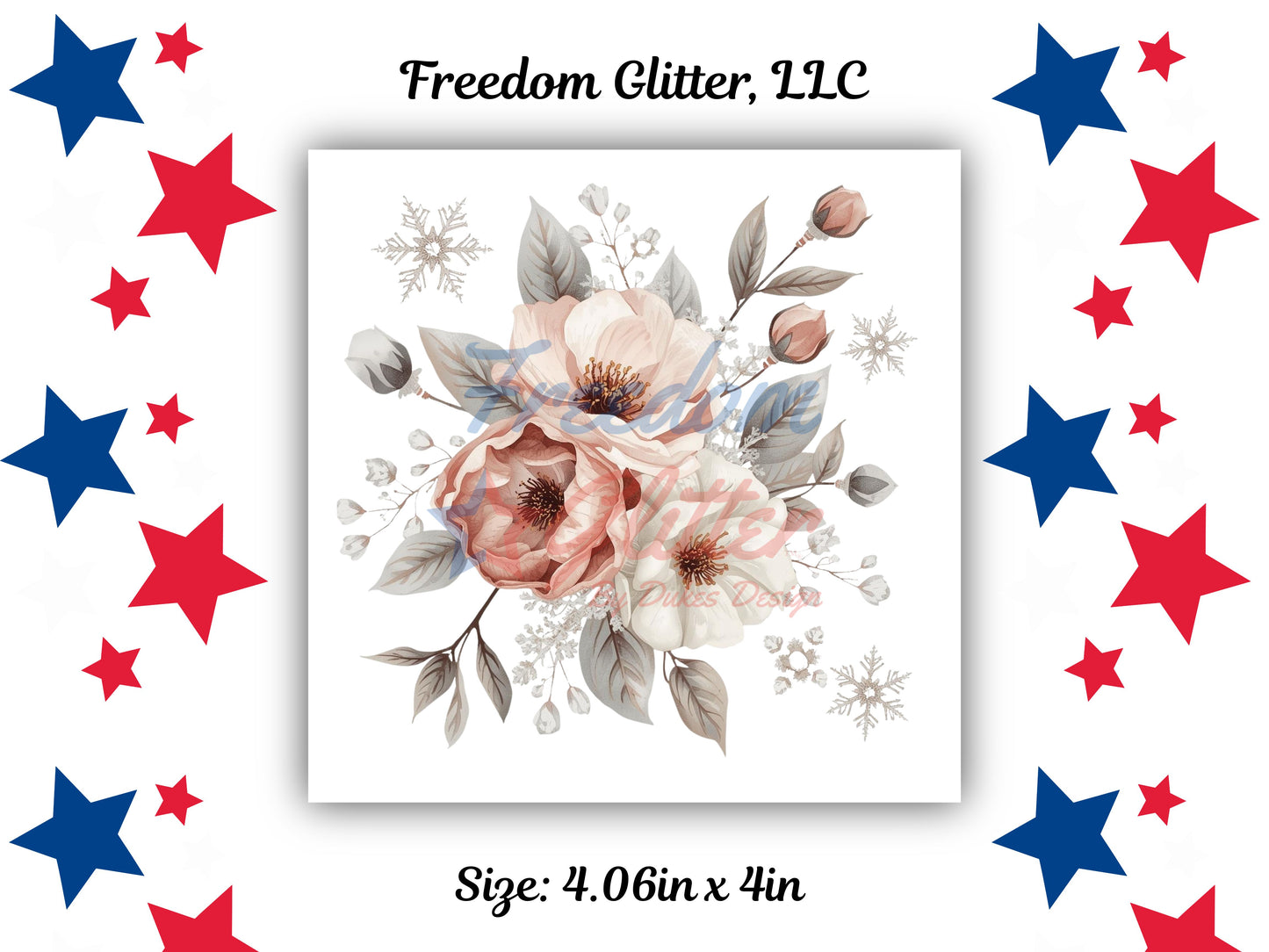 Winter Floral 9 Decal (UVDTF)