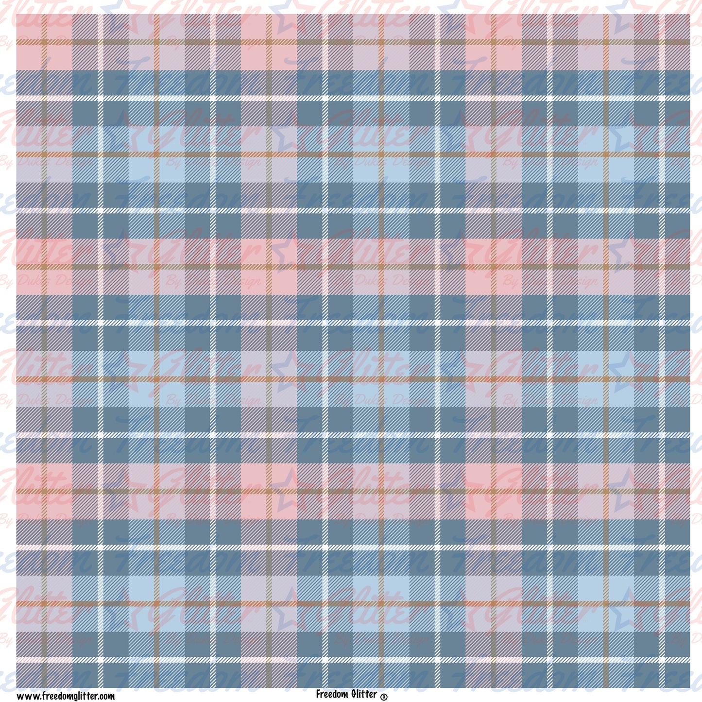 Winter Plaid 3 (Printed Vinyl)