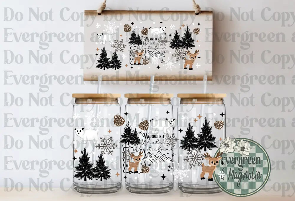 Winter Wonderland & Deer