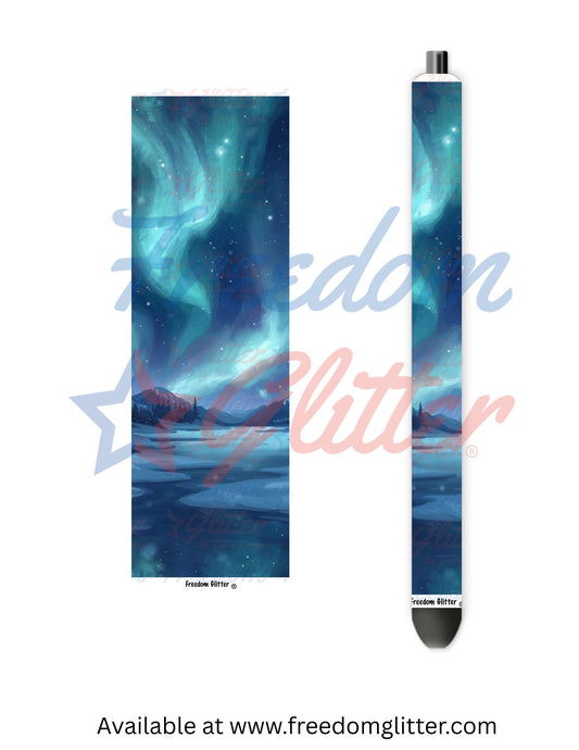 Winter Northern Lights 1 (Printed Vinyl)