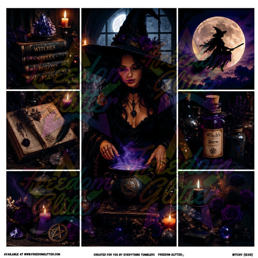 Mixed Image Sheet - Witchy (Printed Vinyl)