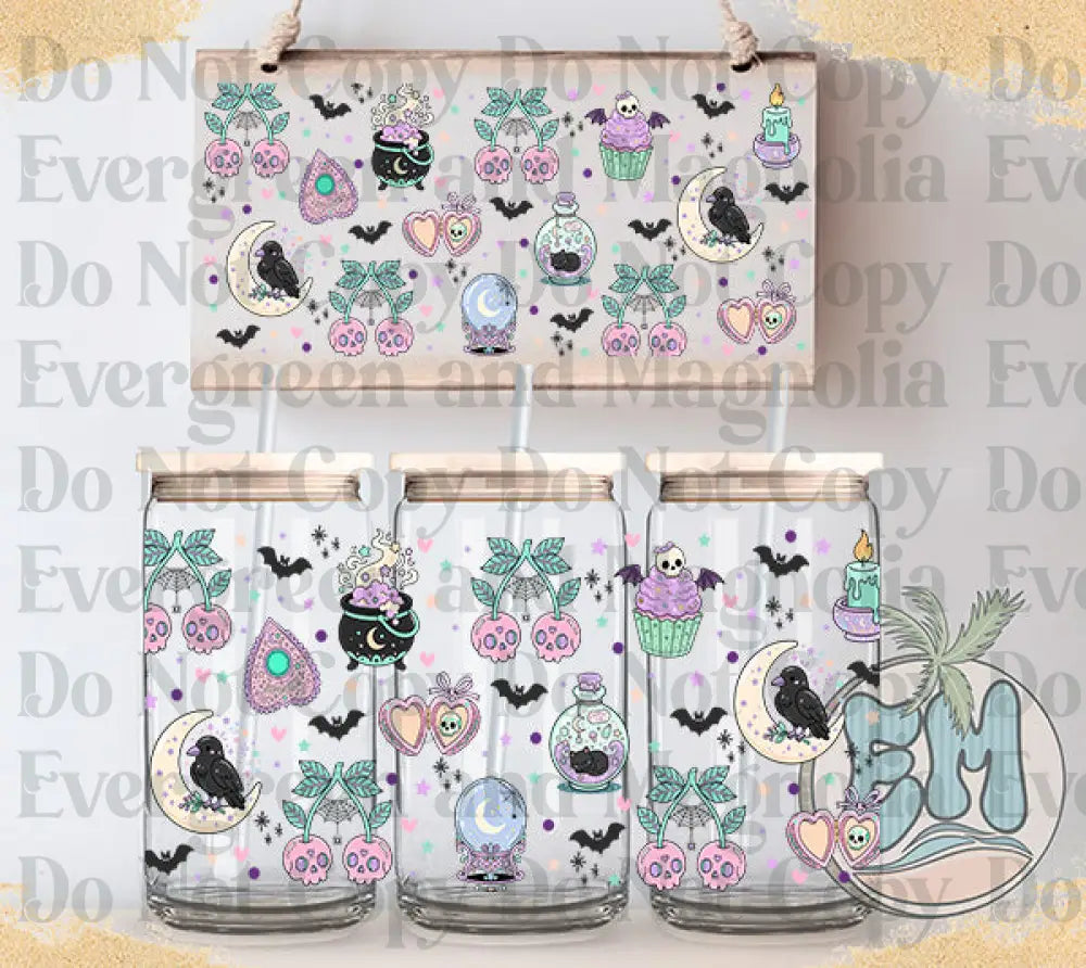 Witchy things pastel