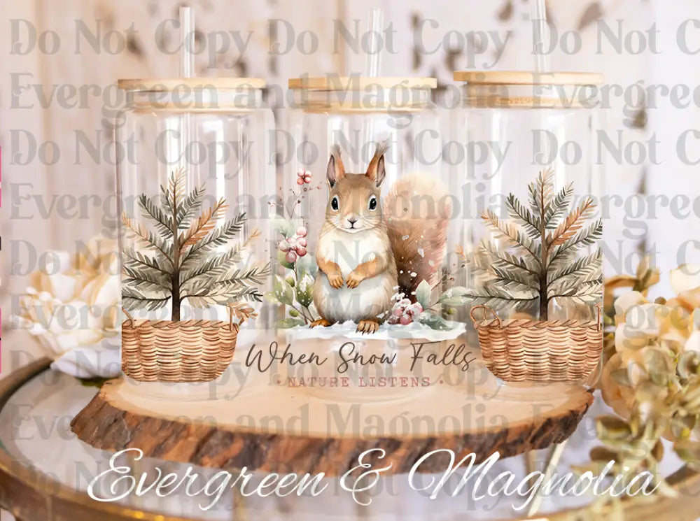 Woodland Christmas Squirrel