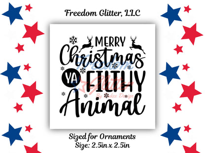 Holiday Ornament UVDTFs (UVDTF)