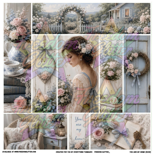 Mixed Image Sheet - You Are My Home (Printed Vinyl)