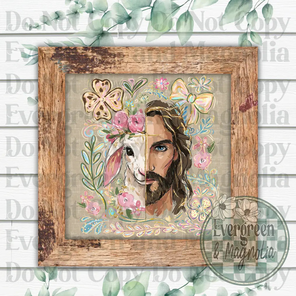 Jesus & the lamb