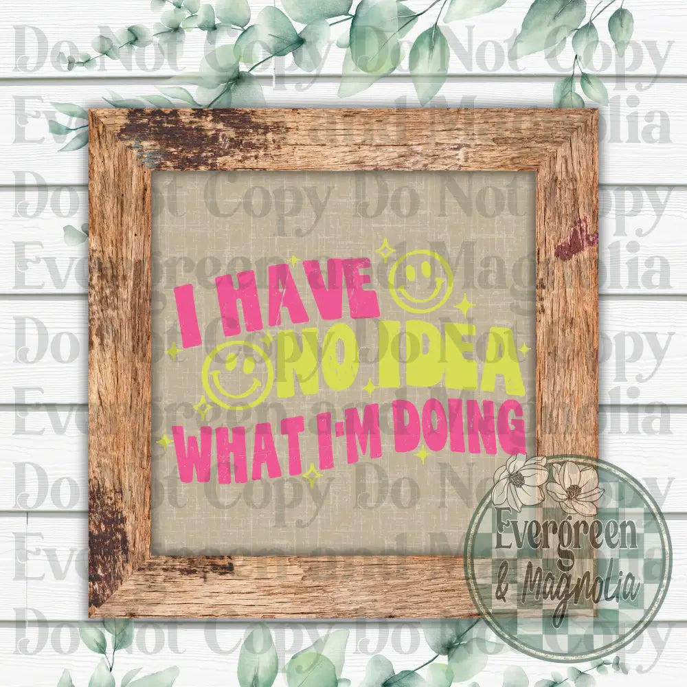 I have no idea what I'm doing (yellow and pink)