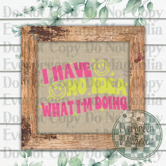 I have no idea what I'm doing (yellow and pink)