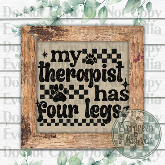 My therapist has four legs