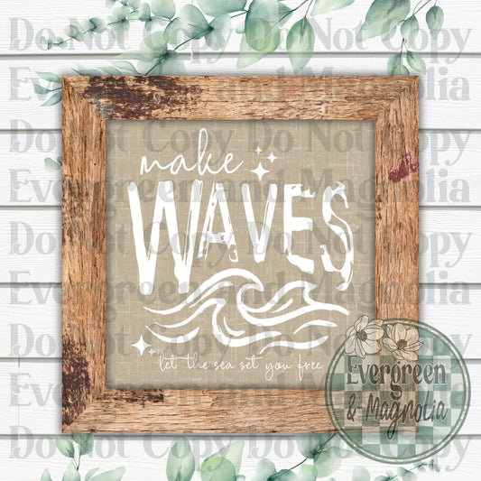 Make waves (white)