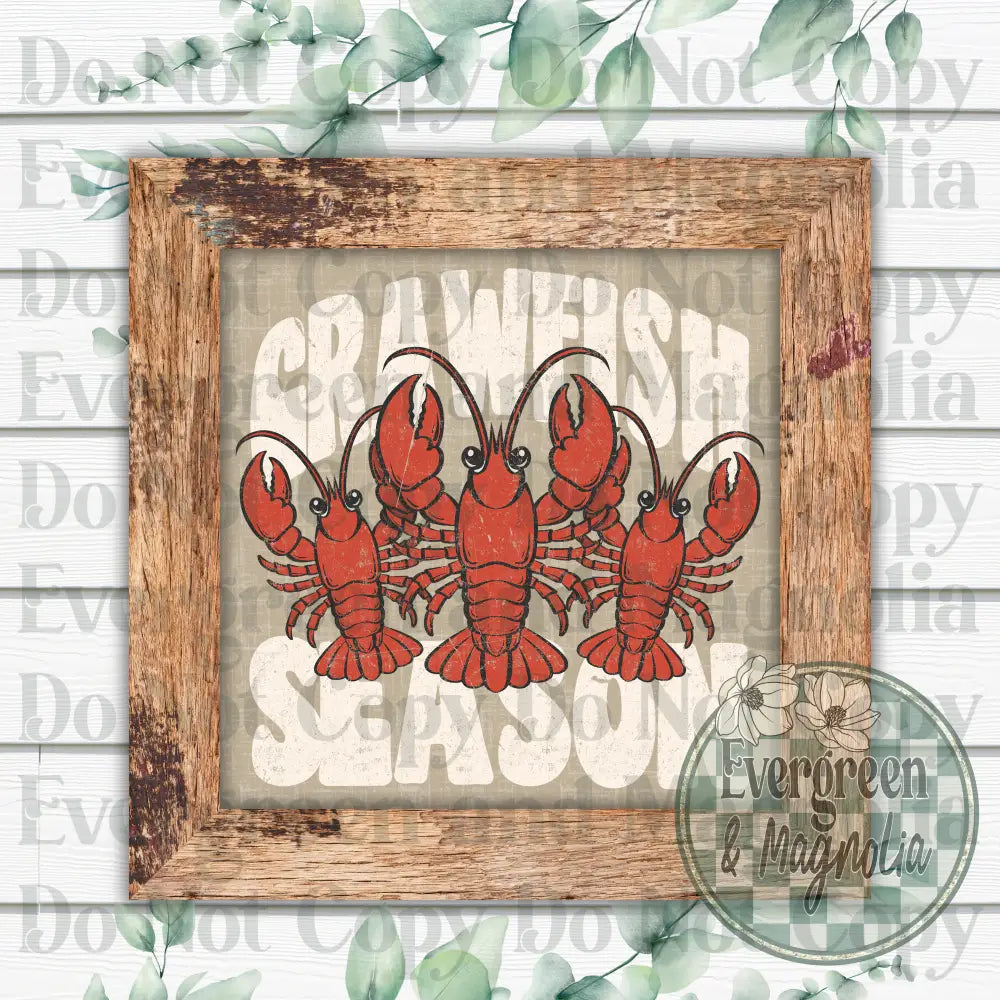 Crawfish season (white)