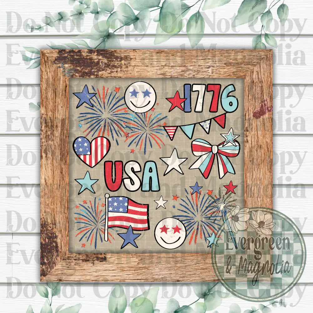 USA collage