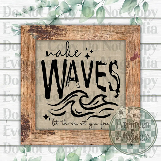 Make waves (black)