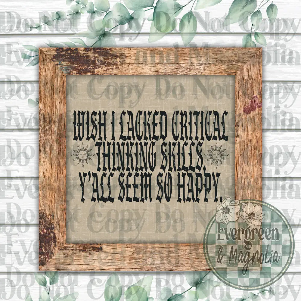 Critical thinking skills