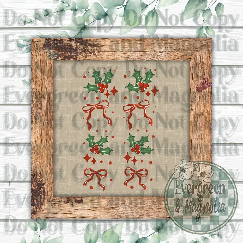 Holly Berries & Bows