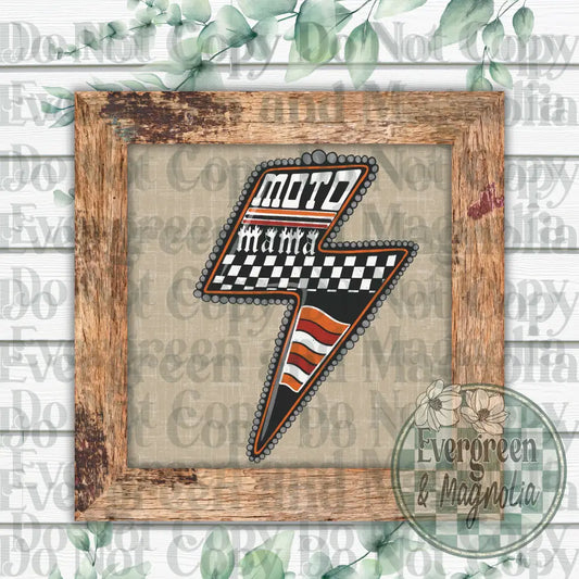 Moto Mama Lightning Bolt