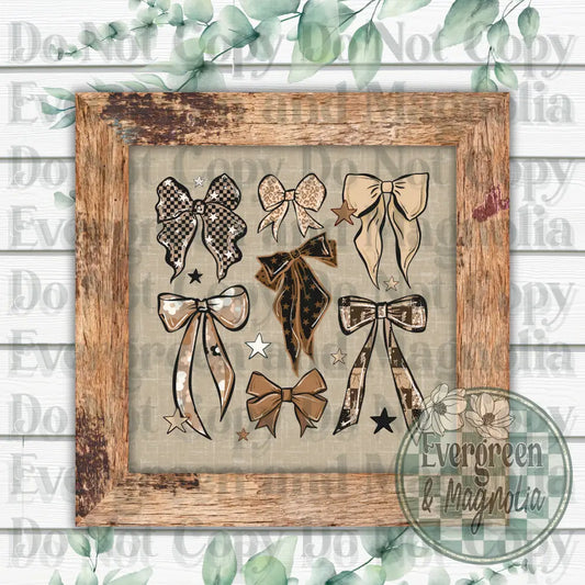 Trendy Bows Collage