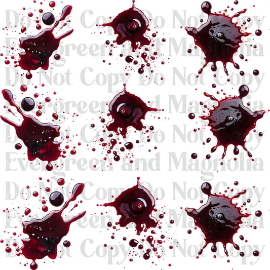 Gothic nurse Blood splatter
