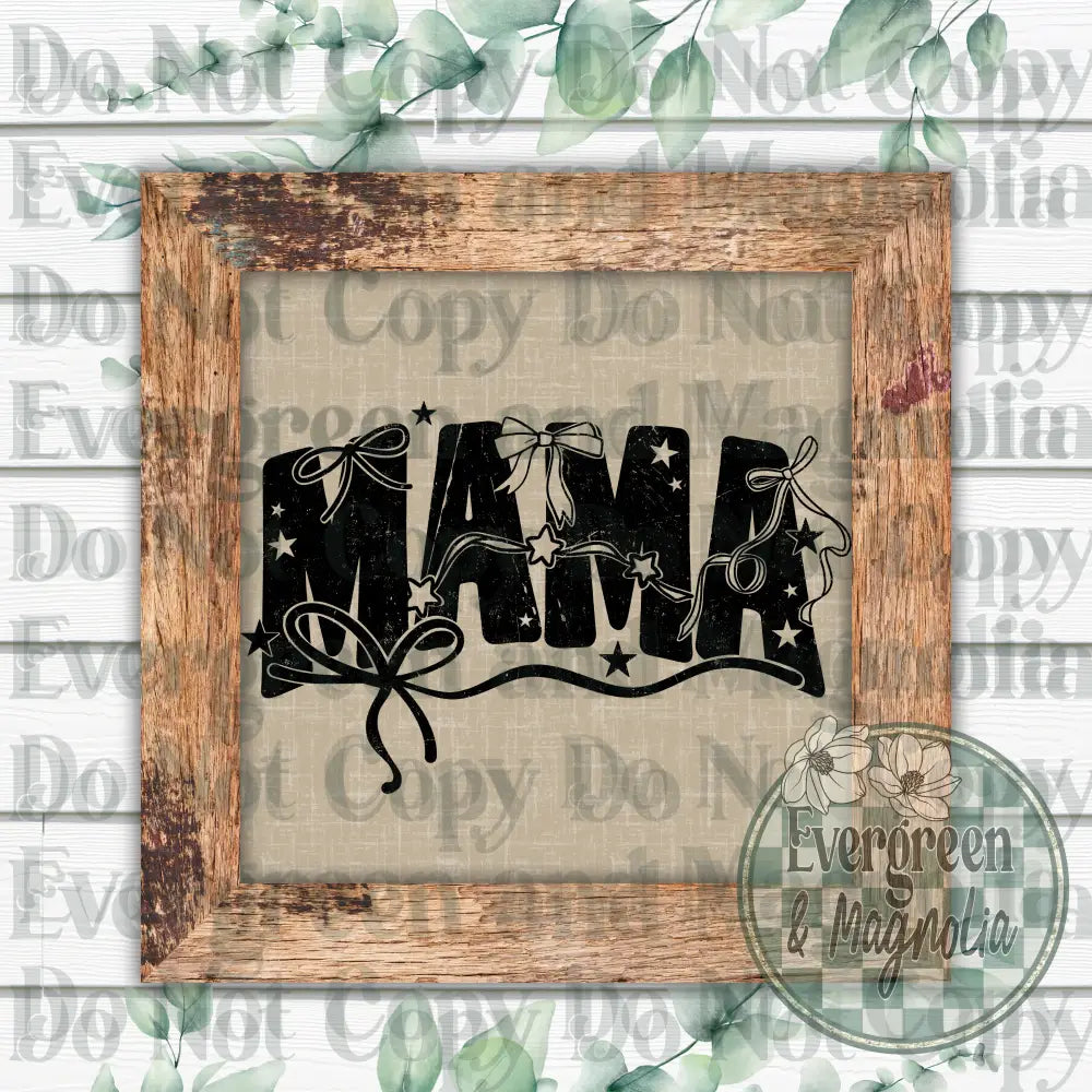 Coquette mama (black)