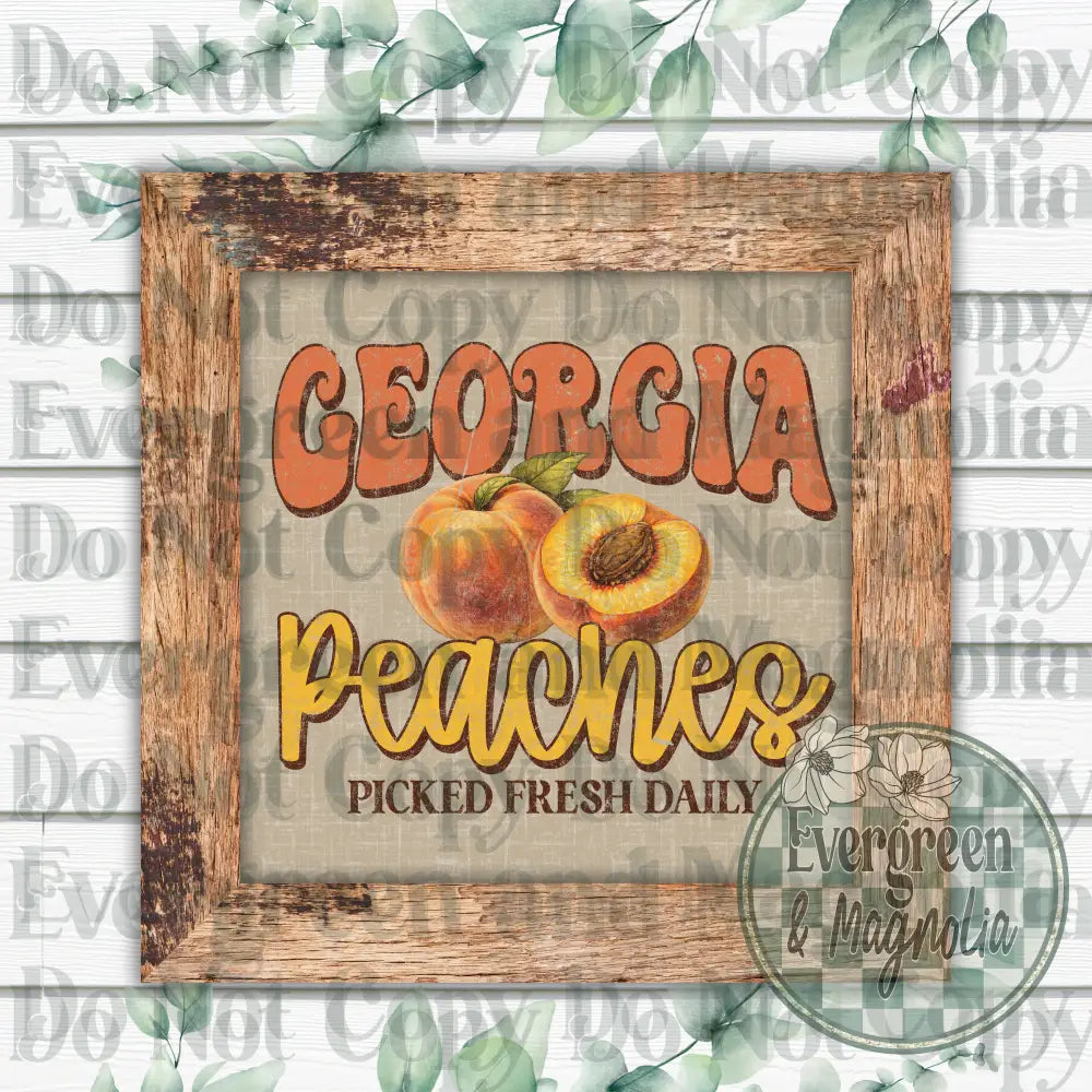 Georgia peaches