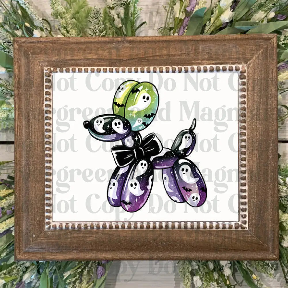 ghost bow balloon dog2