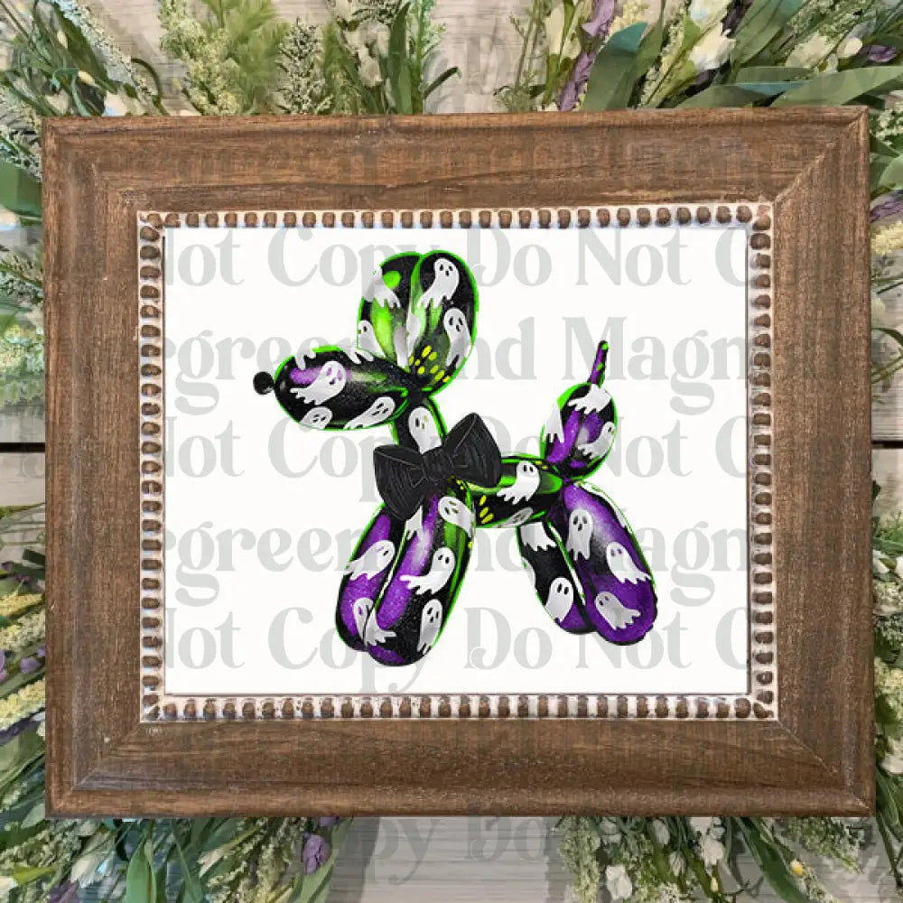 ghost bow balloon dog4