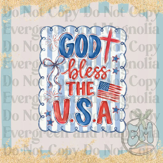 God bless the USA