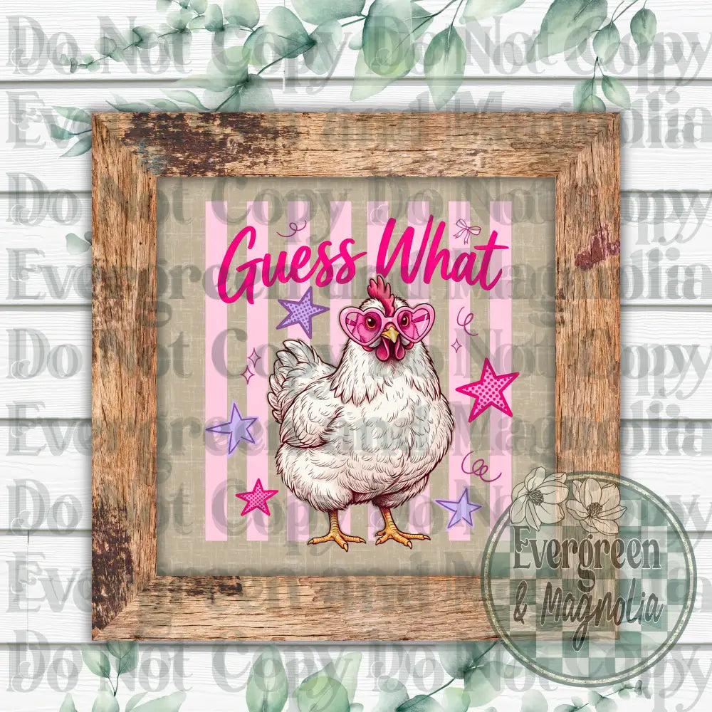 Guess what (pink & purple)