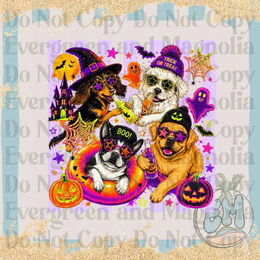 Halloween pups