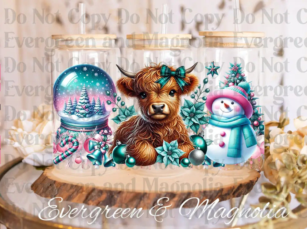 highland cow christmas 6